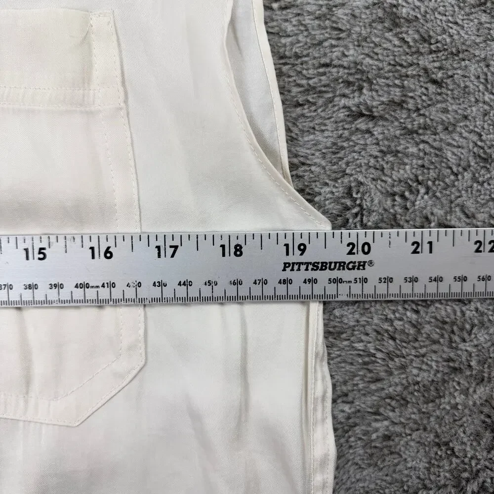 Joie Button Down Off White Blouse Women's Small